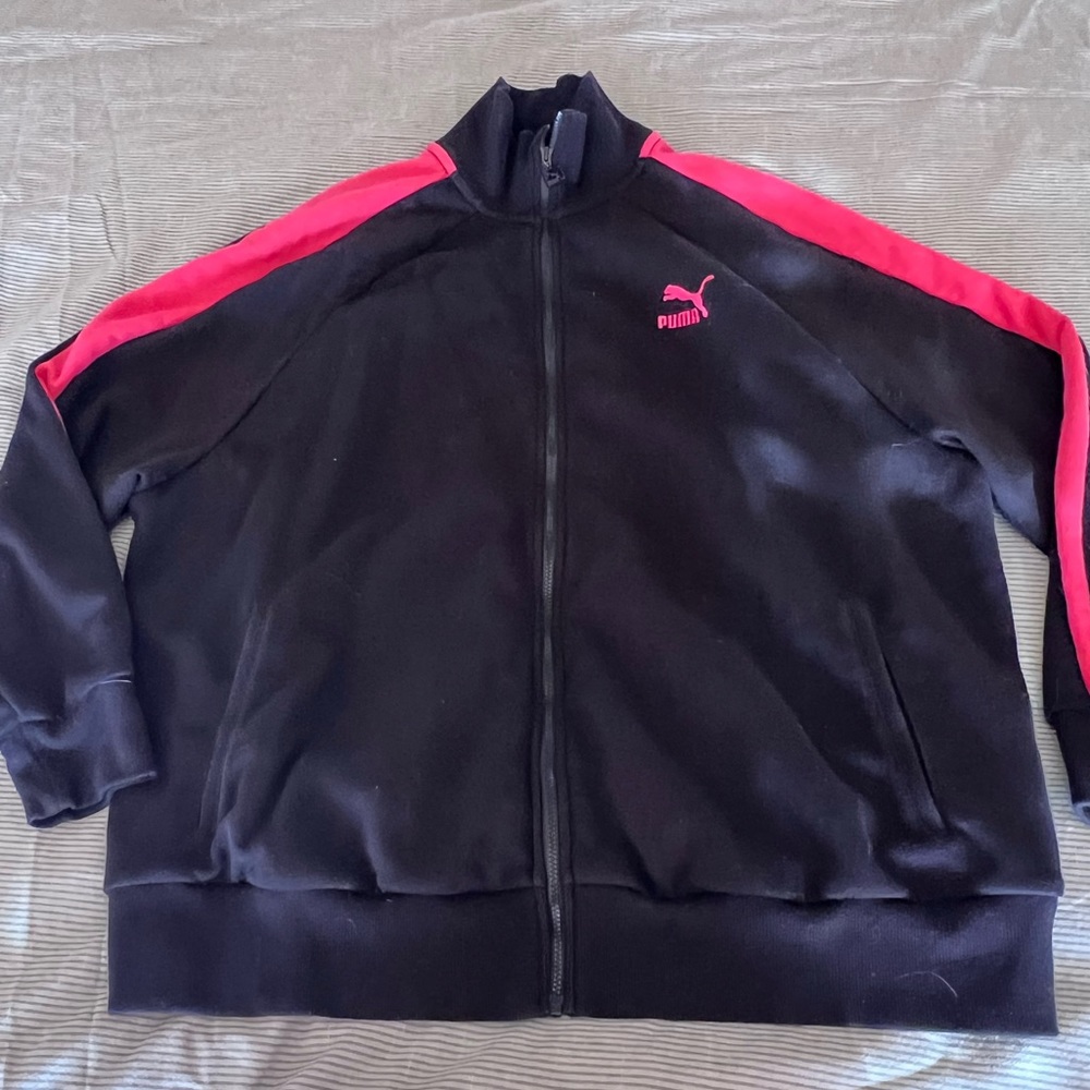 Plus size puma jacket